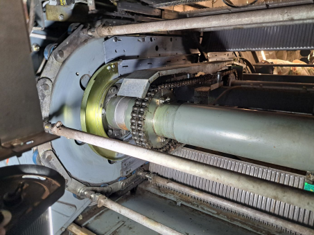 Fahrtreppen-Kette nach der Aufbereitung